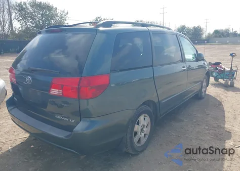 2004 Toyota Sienna Ce/Le z USA, uszkodzony, nr VIN 5TDZA23CX4S037307